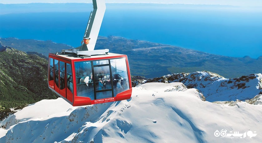 سرگرمی تله کابین شهر ترکیه کشور آنتالیا